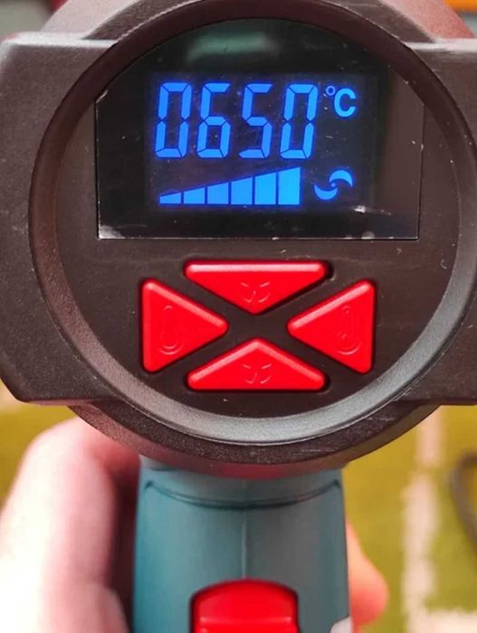 Фен промисловий, професiйний MYTHTIGER 2000 Вт, з LCD дисплеєм