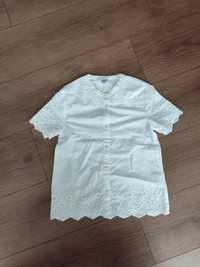 Biała bluzka 140 koszula dla dziewczynki
