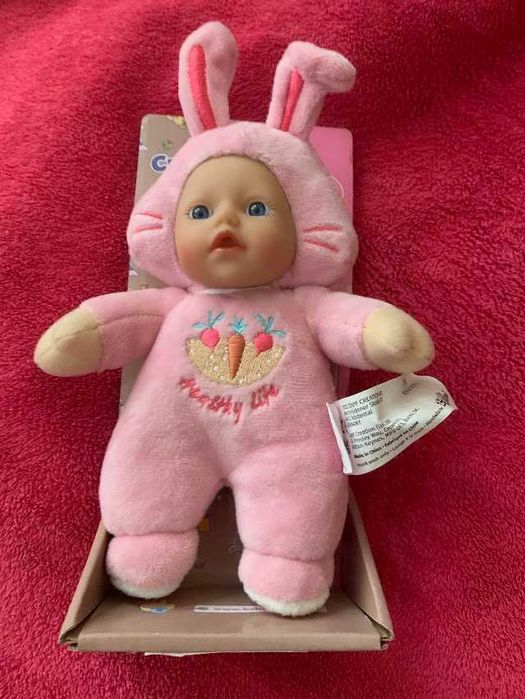 Лялька кукла Baby Born Зайчик 18 см Нова jk[ Пупс немовля