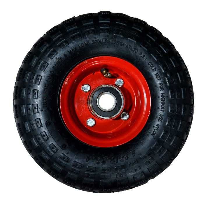 Колеса на тачку 3.50/4.00/4.80 + вісь з гайками+ підшипники на колеса