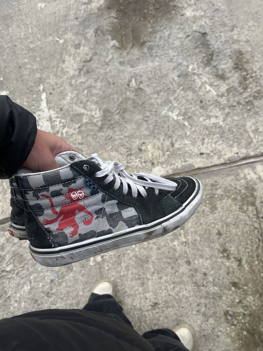 vans x krooked кеди