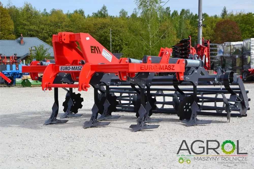 Gruber agregat podorywkowy 5/6/7 łap Euro Masz sprężyna Agrofaktory