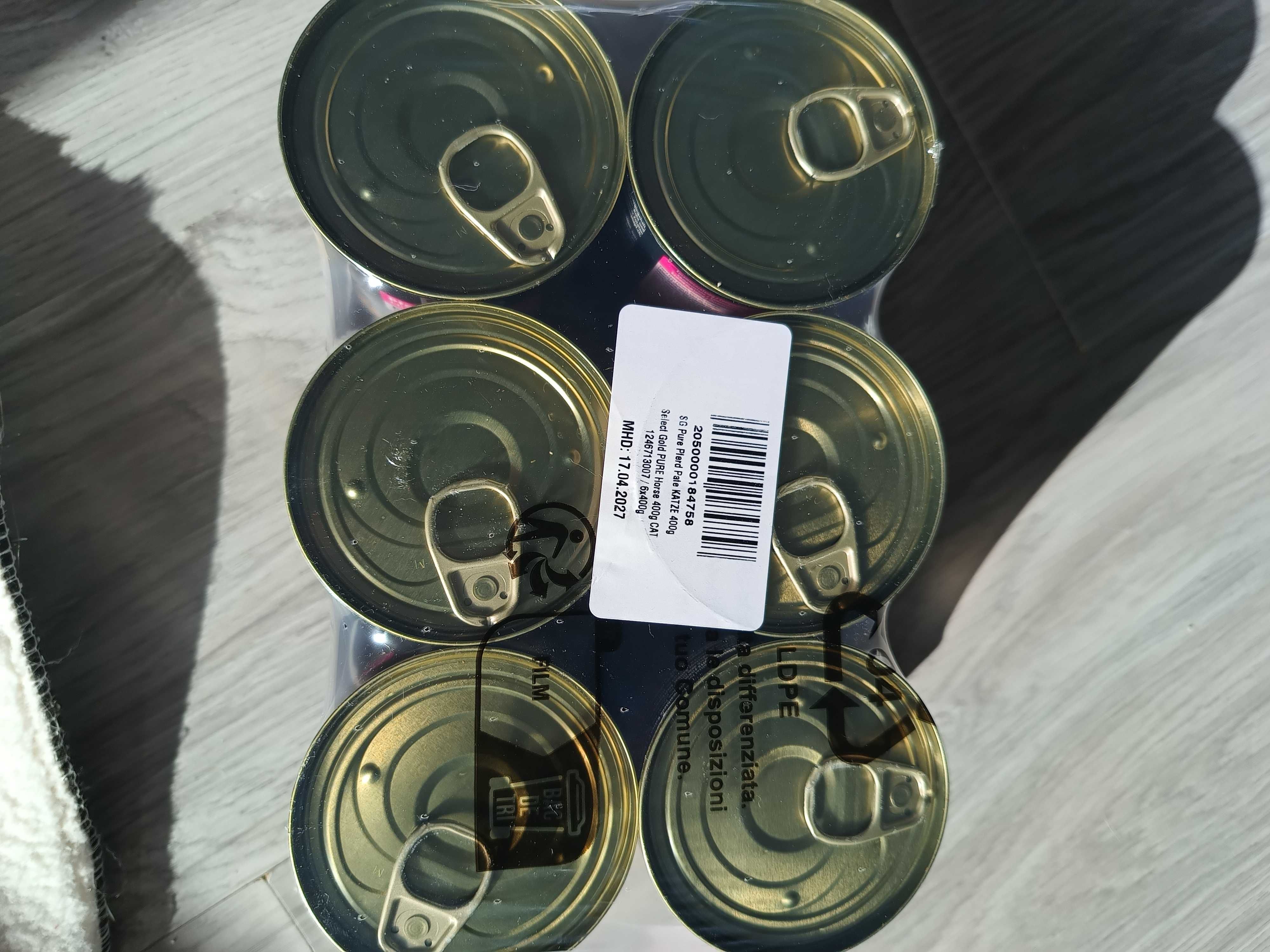 SELECT GOLD Pasztet Wołowina/kurczak 6x400 g smak do wyboru.