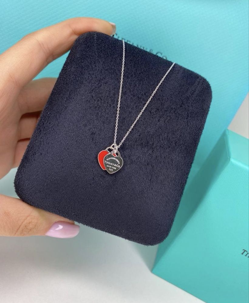 Браслет цепочка в стилі Тіффані Tiffany з сердечком