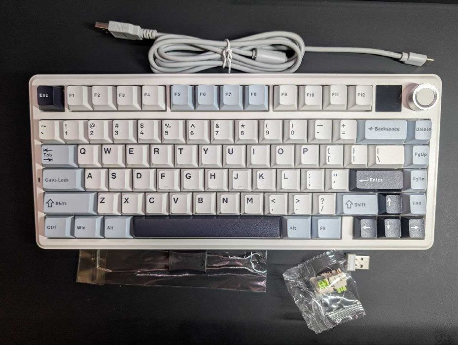 Механічна ігрова клавіатура Aula F75 MAX (з екраном)