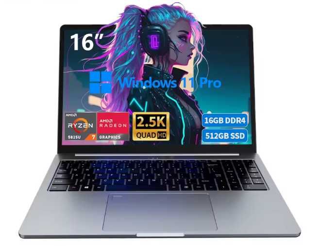 NOWY Laptop Ninkear A15 Pro 16" 2.5K | Ryzen 5 | 16GB | 512 SSD