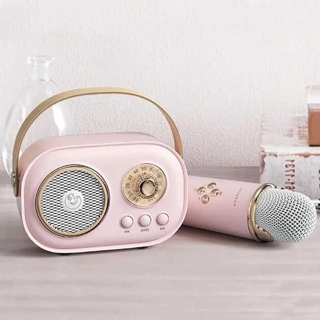 Рожеве Bluetooth караоке для дітей