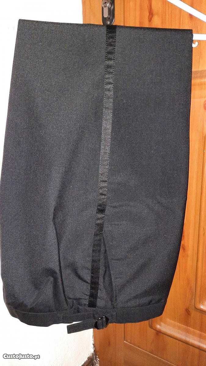 Blazer preto numero 52 com fita de cetim