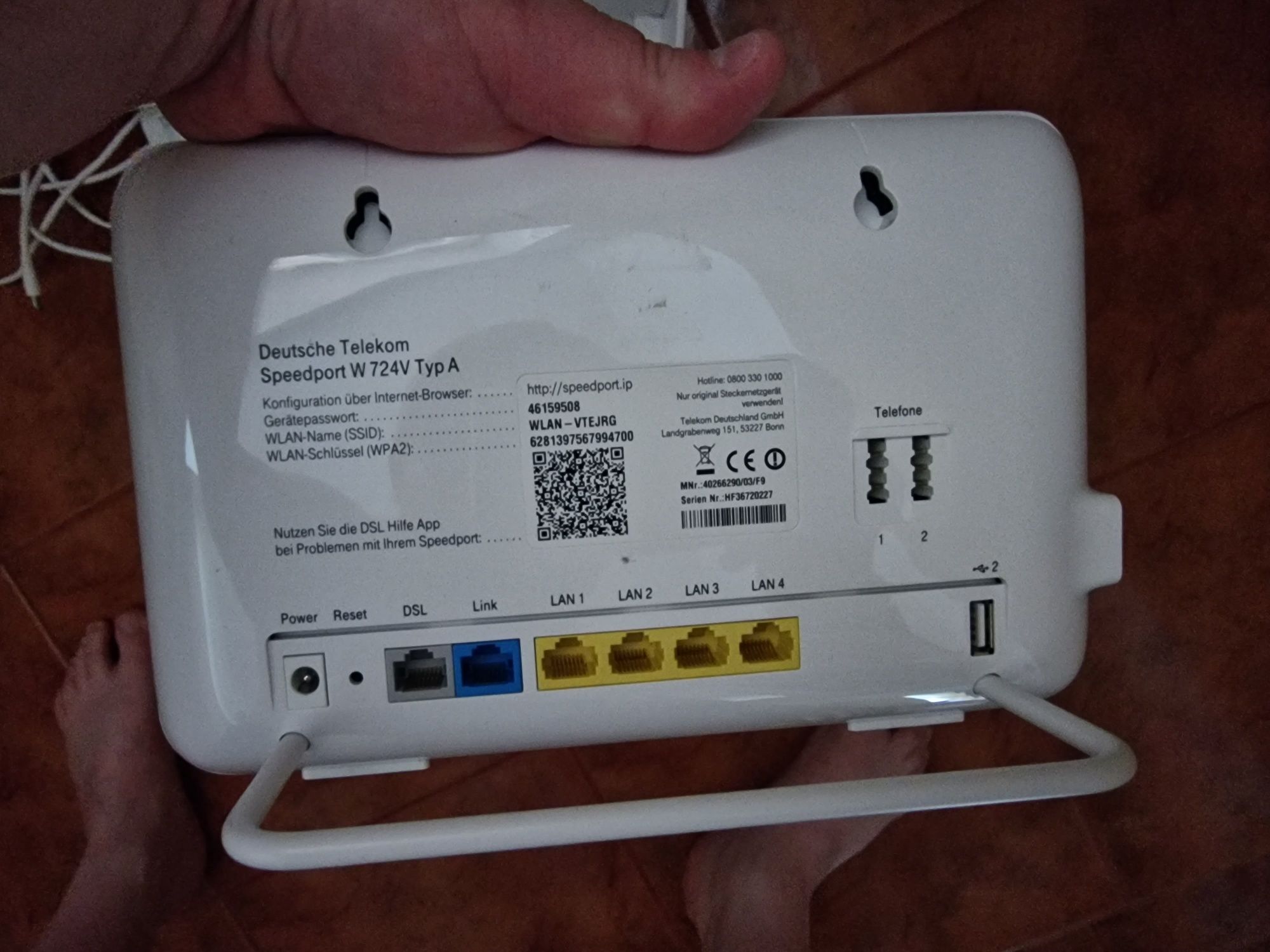 Modem Telekom Speedport W 724V Typ A