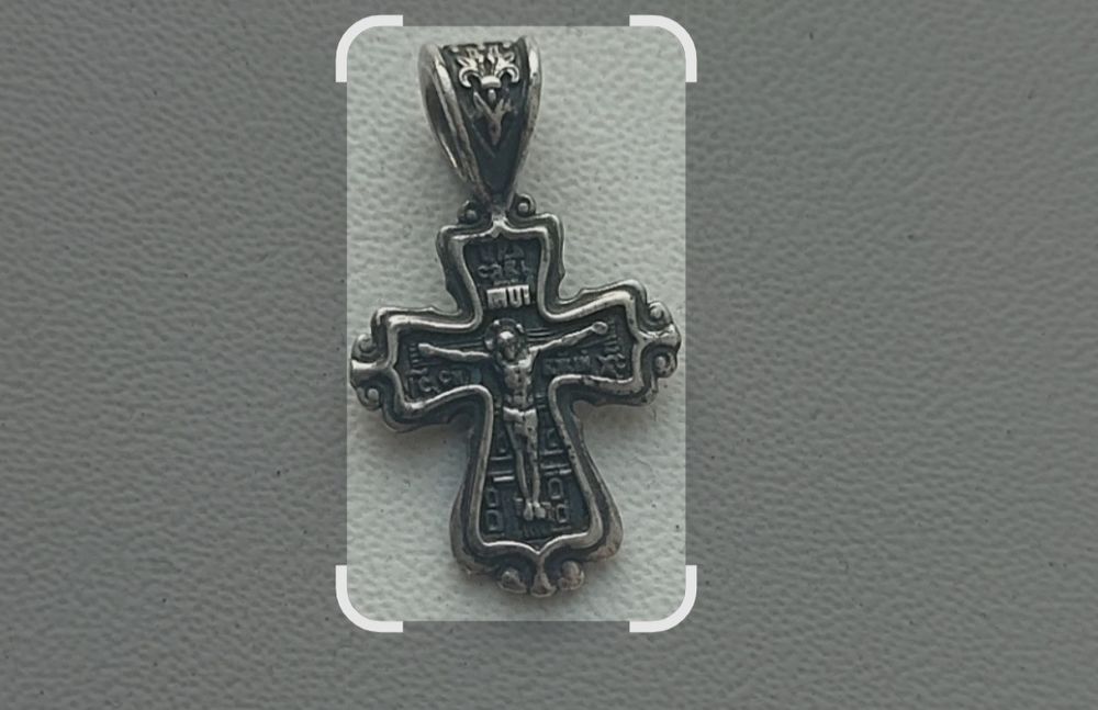 Крестик хрестик срібний дитячий