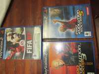 3 jogos para Playstation 2 - FIFA 07 e Pro evolution soccer 3 e 5