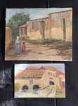 Pinturas a óleo, antigas e assinadas