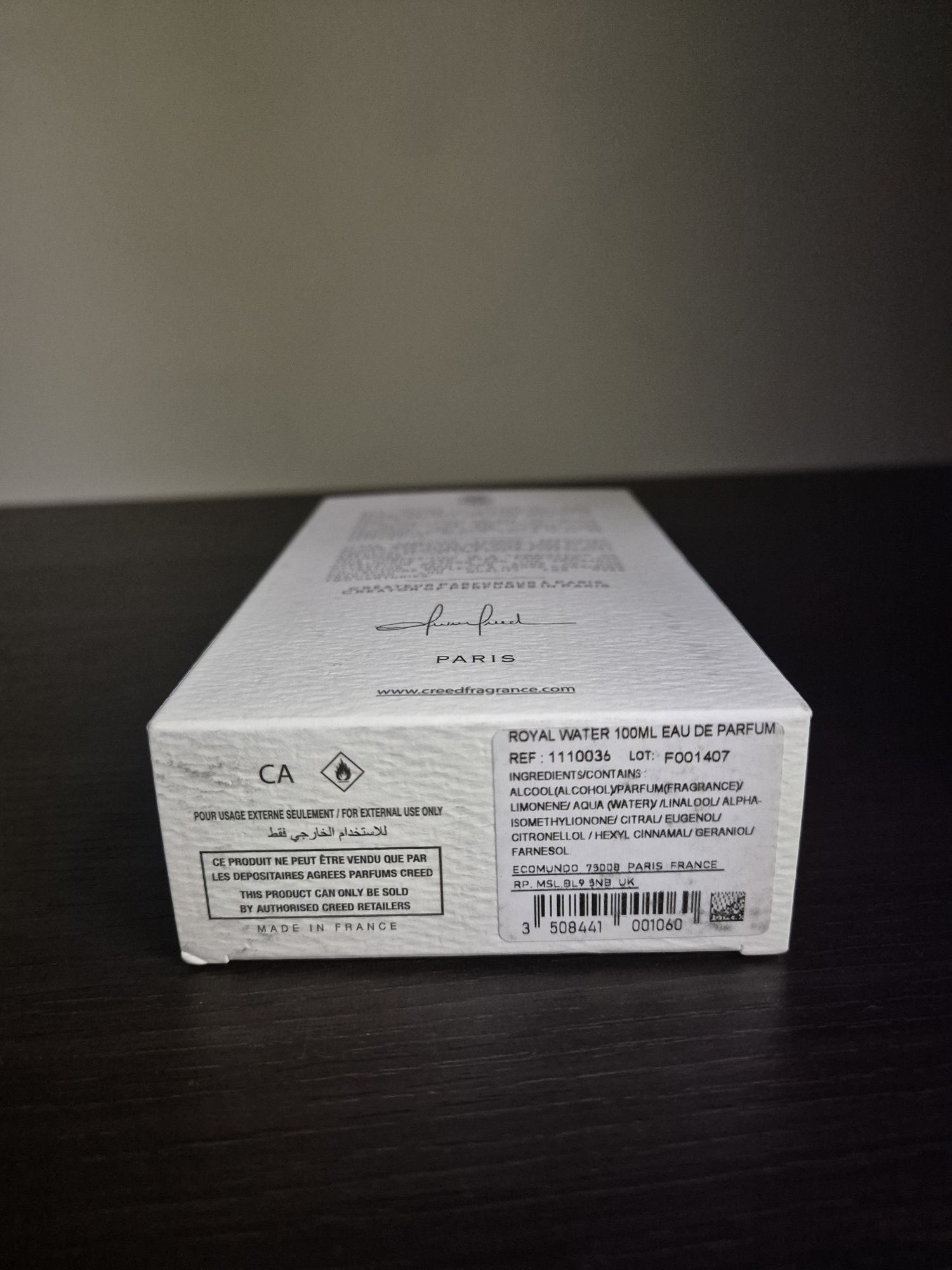 Парфуми Creed Royal Water, 100 мл, Оригінал, Нові