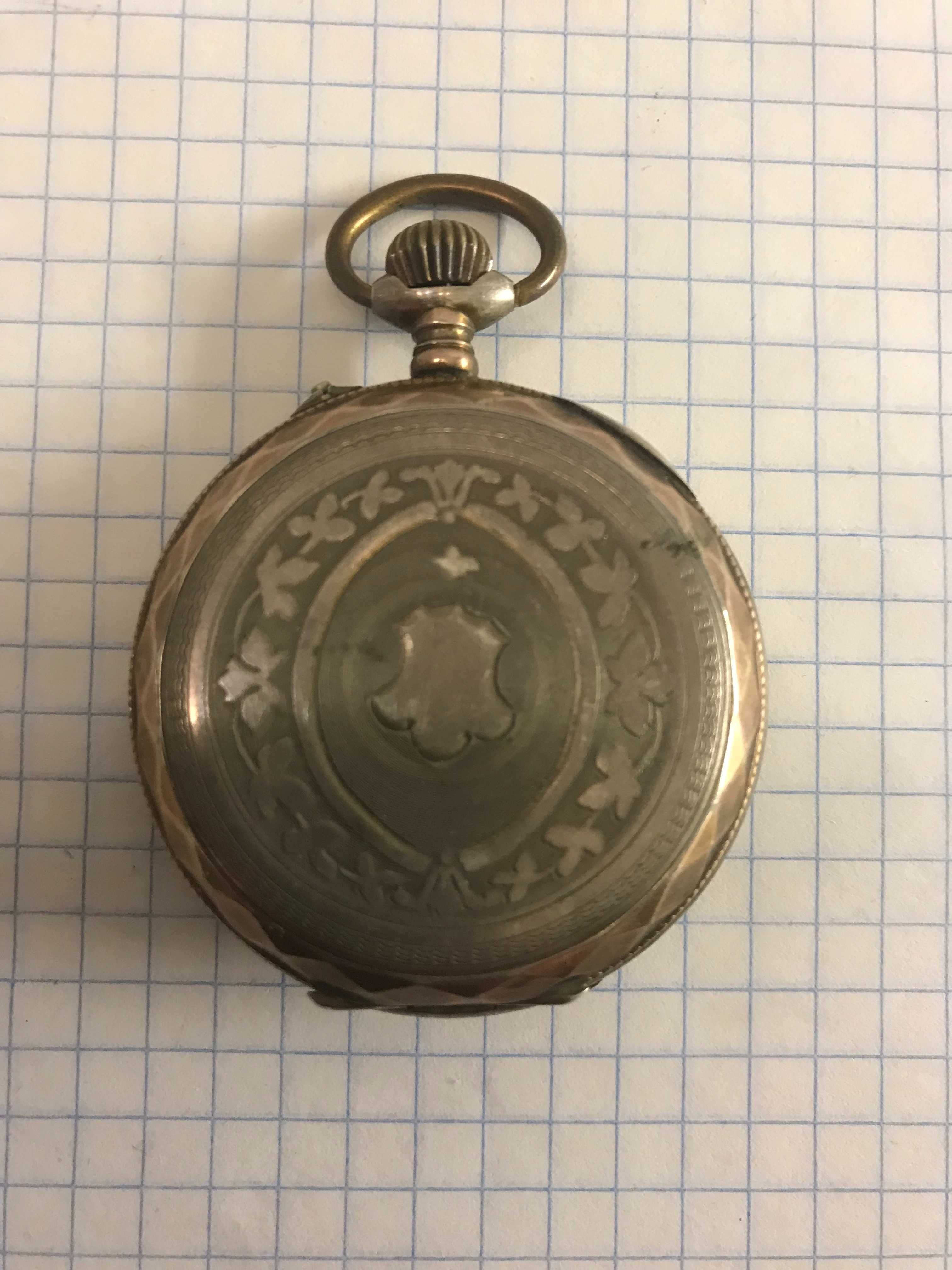 Швейцарские карманные часы GALLONE 1920 годов, серебро 800