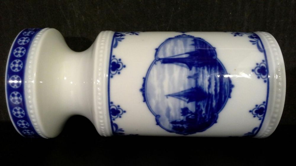 Wazonik Kobaltowy LICHTE, Echt Kobalt,Fine China, Porcelana