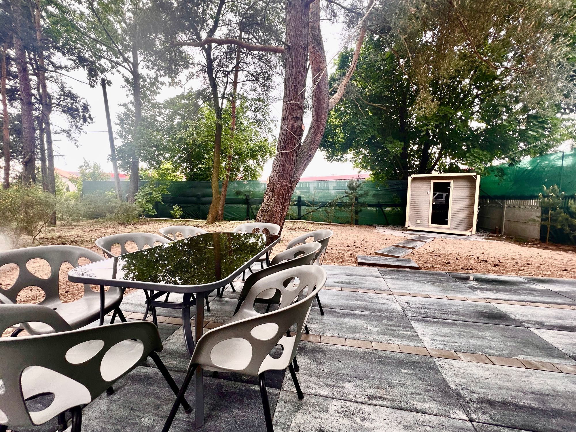 domek w lesie z banią prywatnym jacuzzi, sauną weekend PANIEŃSKI