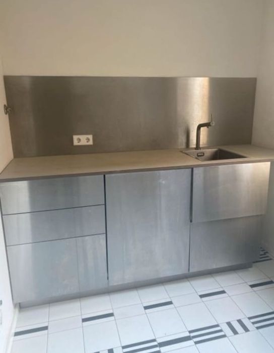 Fajna kuchnia szafki ikea fronty stał nierdzewna  komplet zestaw tanio