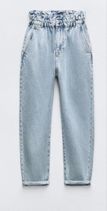 Джинси Zara, висока талія на резинці