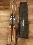 Narty Rossignol zenith 9.5 kijki i pokrowiec