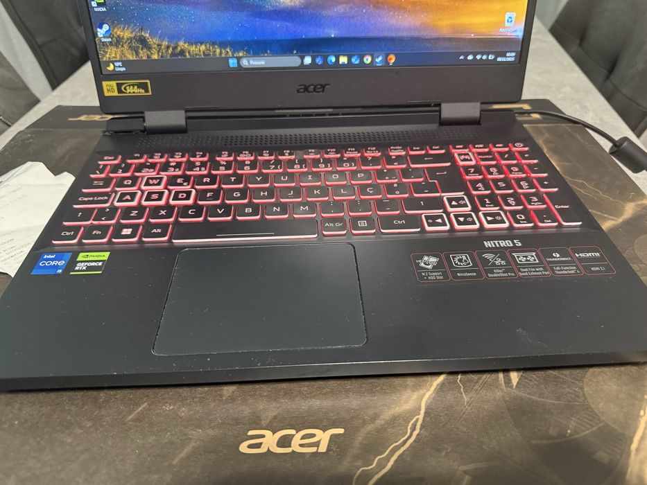 Portátil Gaming ACER Nitro 5 AN515 RTX 4050 c/garantia