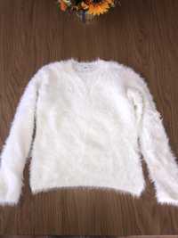 Sweter kremowy H&M 10-12 lat