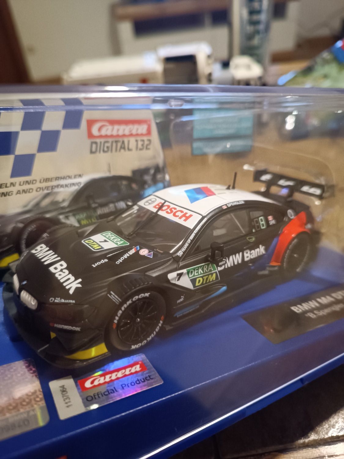 Slot car Carrera NOVO Lacrado - BMW M4 DTM "B. Spengler, No. 7"