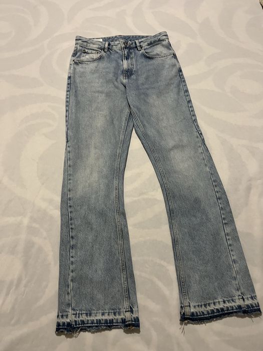 Джинси zara flared jeans
