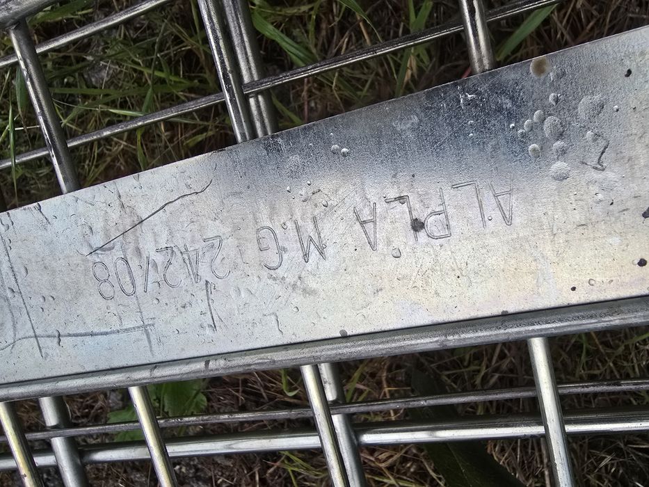 Kosz paletowy metalowy składany bardzo solidny