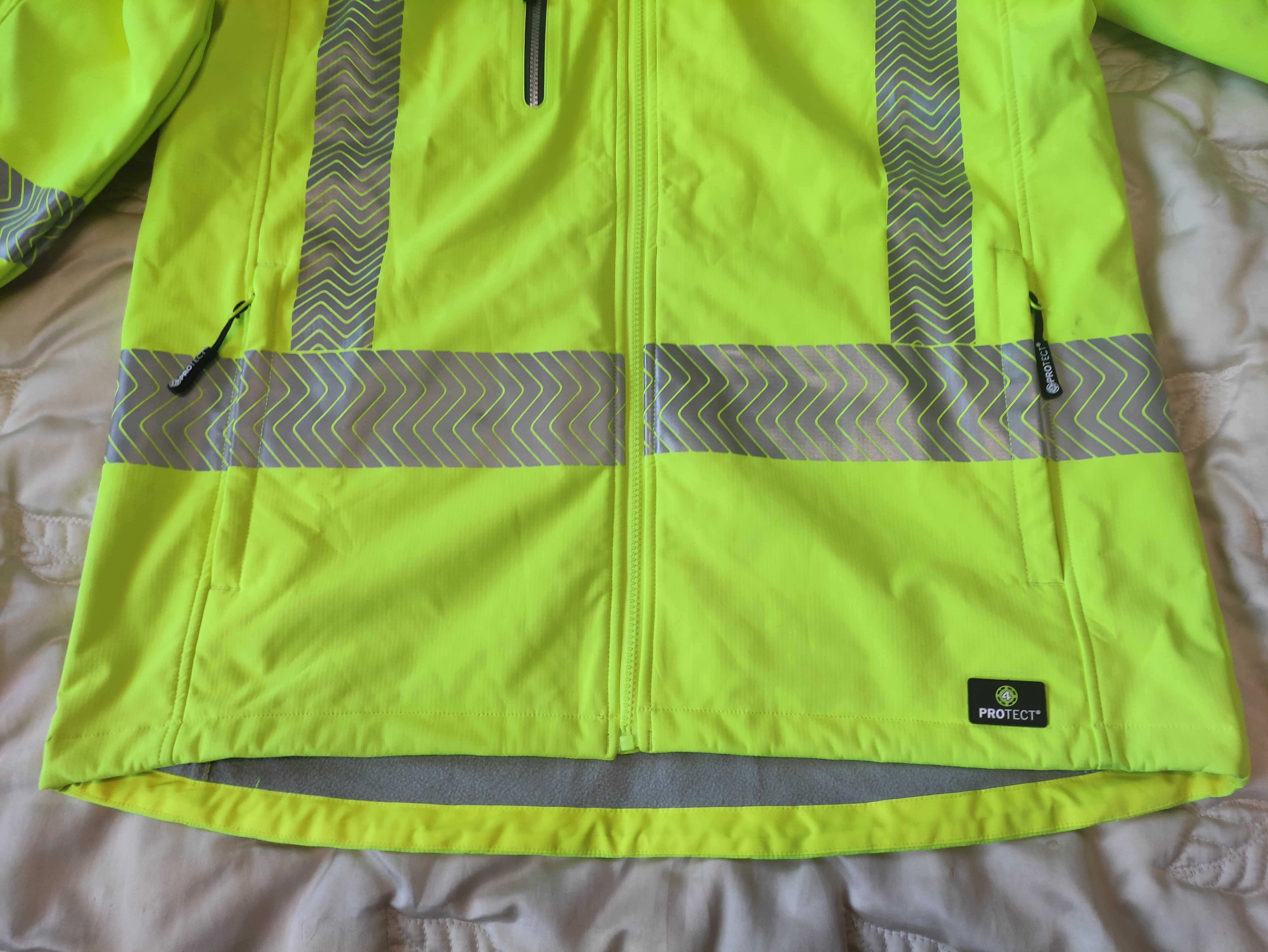 Robocza kurtka odblaskowa softshellowa Protect Workwear Tyler r.  2XL