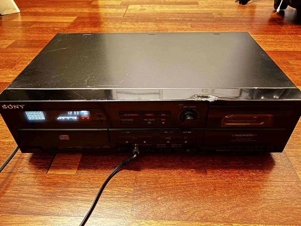 Sony TXD-R11 combo CD/Tape sprawny