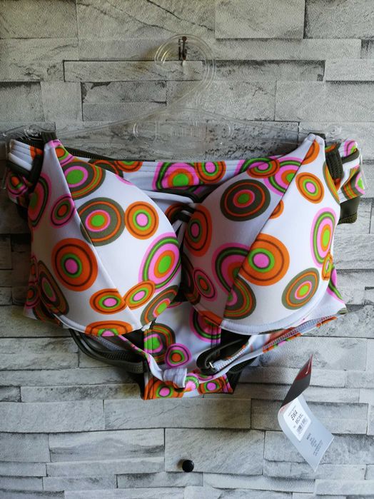 nowy strój kąpielowy dwuczęściowy, rozmiar 85C/XXL wzór ewa