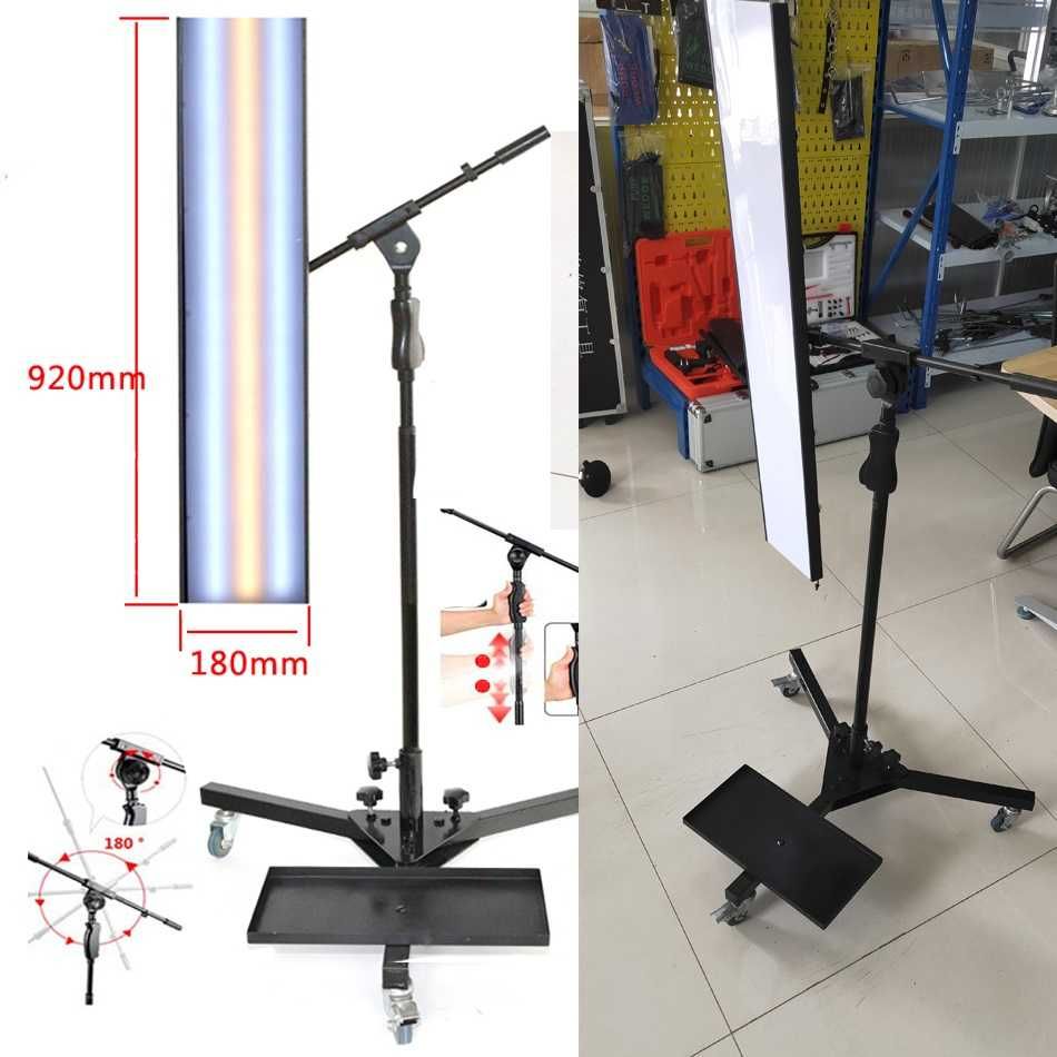 Lampa PDR Cieniowa Zimne Ciepłe LED Duża Grad Tablica Statyw Dołki