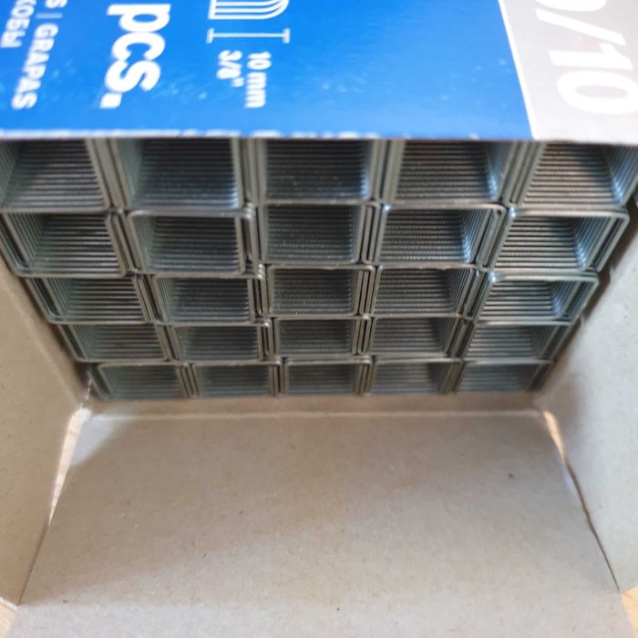 Agrafos rapid 5000 peças medida 9/10 de 10mm 3/8"