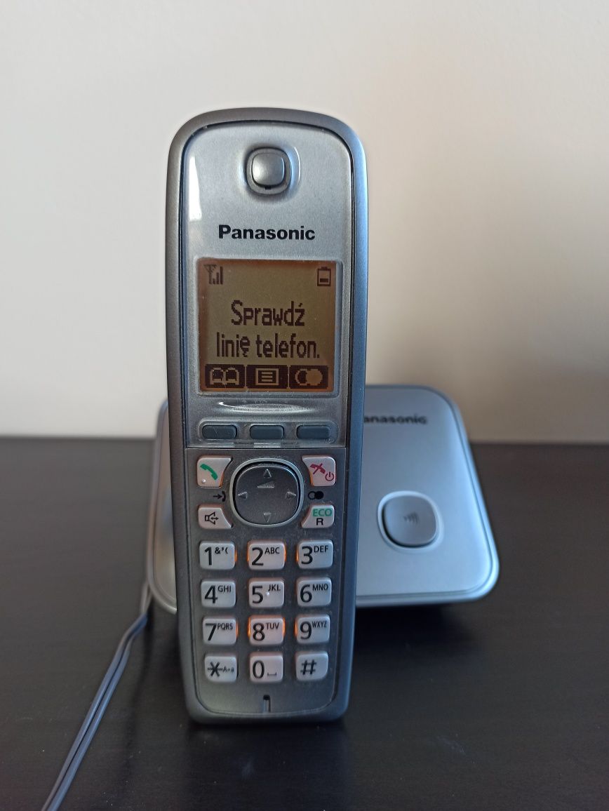 Telefon stacjonarny 2 szt Panasonic