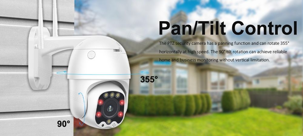 WIFI PTZ  камера відеонагляду 5мегапікселів роздільна 2560*1920P