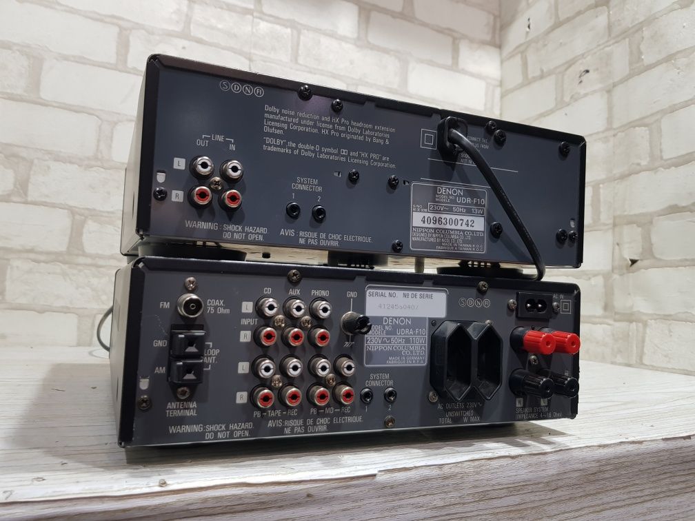 Стійка DENON UDRA/UDR-F10,підсилювач/касетна дека, б/у