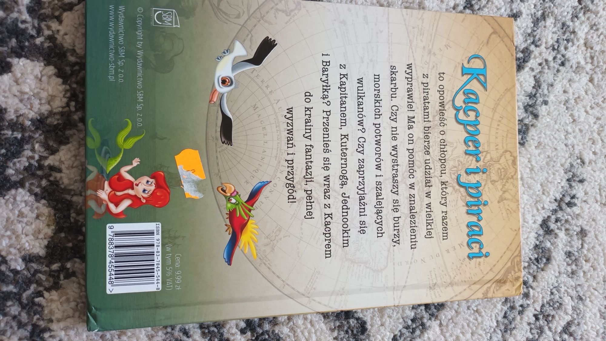 Książka dla dzieci Kacper i piraci