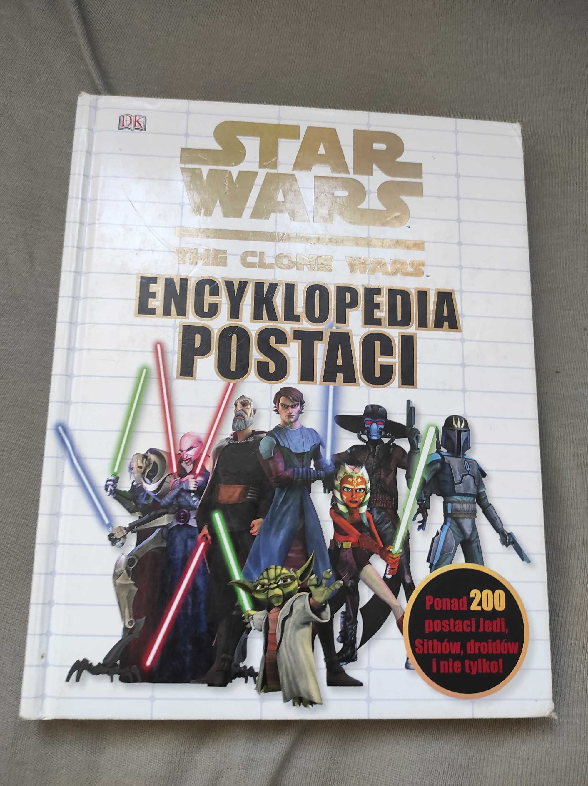 Star Wars The Clone Wars Encyklopedia postaci, piękna, barwna, tabele