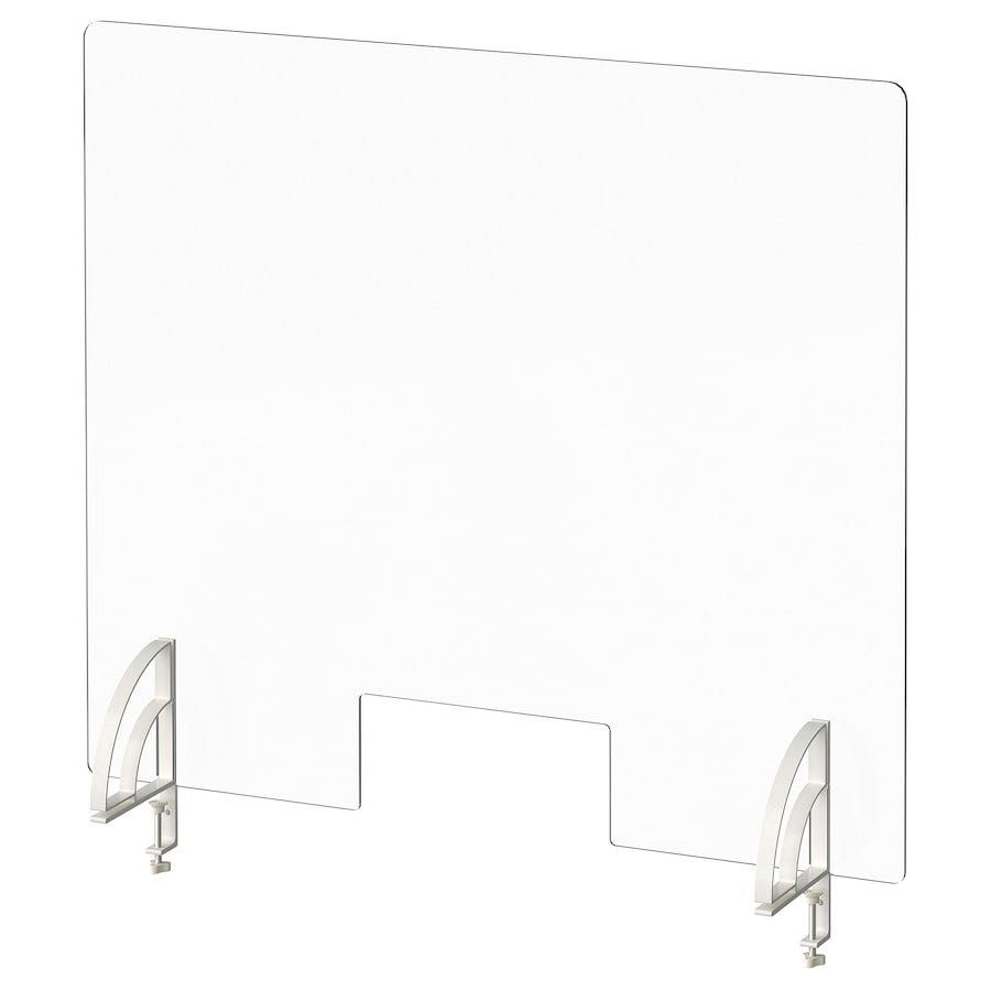 Ikea ANFALLSZON Ścianka do biurka pleksi przegroda 75x65 cm