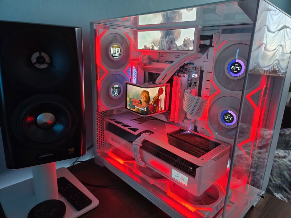 Komputer do streaming stanowisko