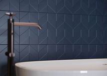 Dekor Love You Navy Structure Satin Rectified 29x89 Opoczno 2 szt
