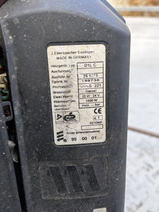 Webasto,Автономки автомобільні 12-24V