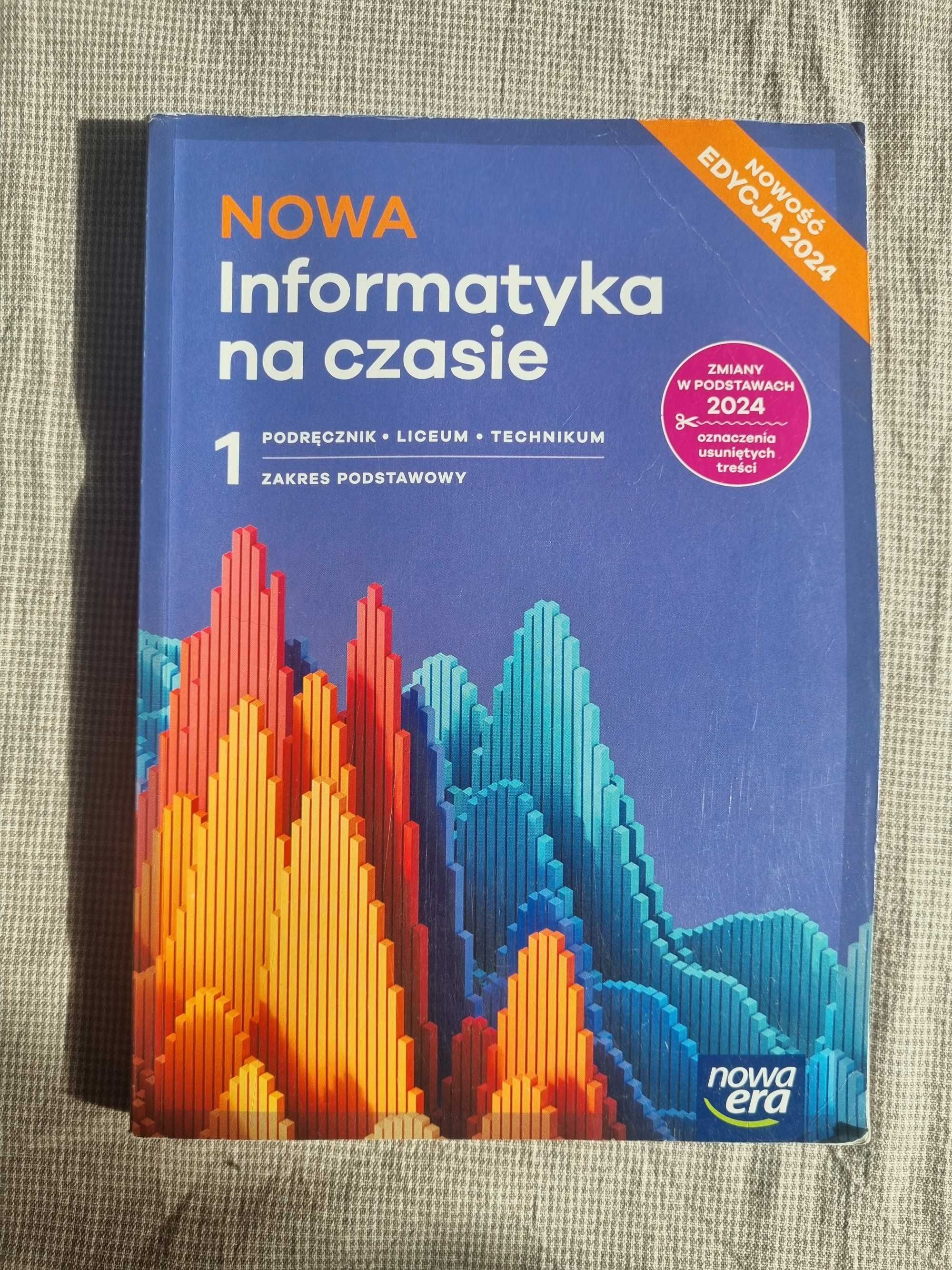 Podręcznik Nowa informatyka na czasie klasy 1