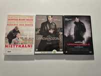 Filmy DVD Nietykalni, Uprowadzona, Uprowadzona 2, 30zł/zestaw
