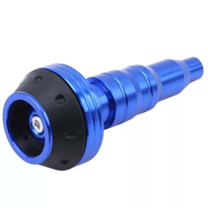 Par cogumelos alumínio proteção borracha M8 modelo #2 moto cafe racer