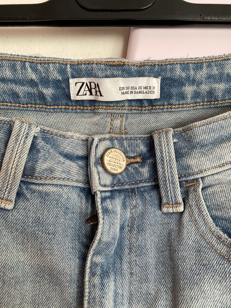 Джинси zara 36 блакитні