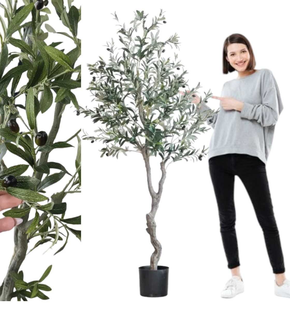 Drzewko oliwne jak żywe 180 cm Możliwość wysyłki