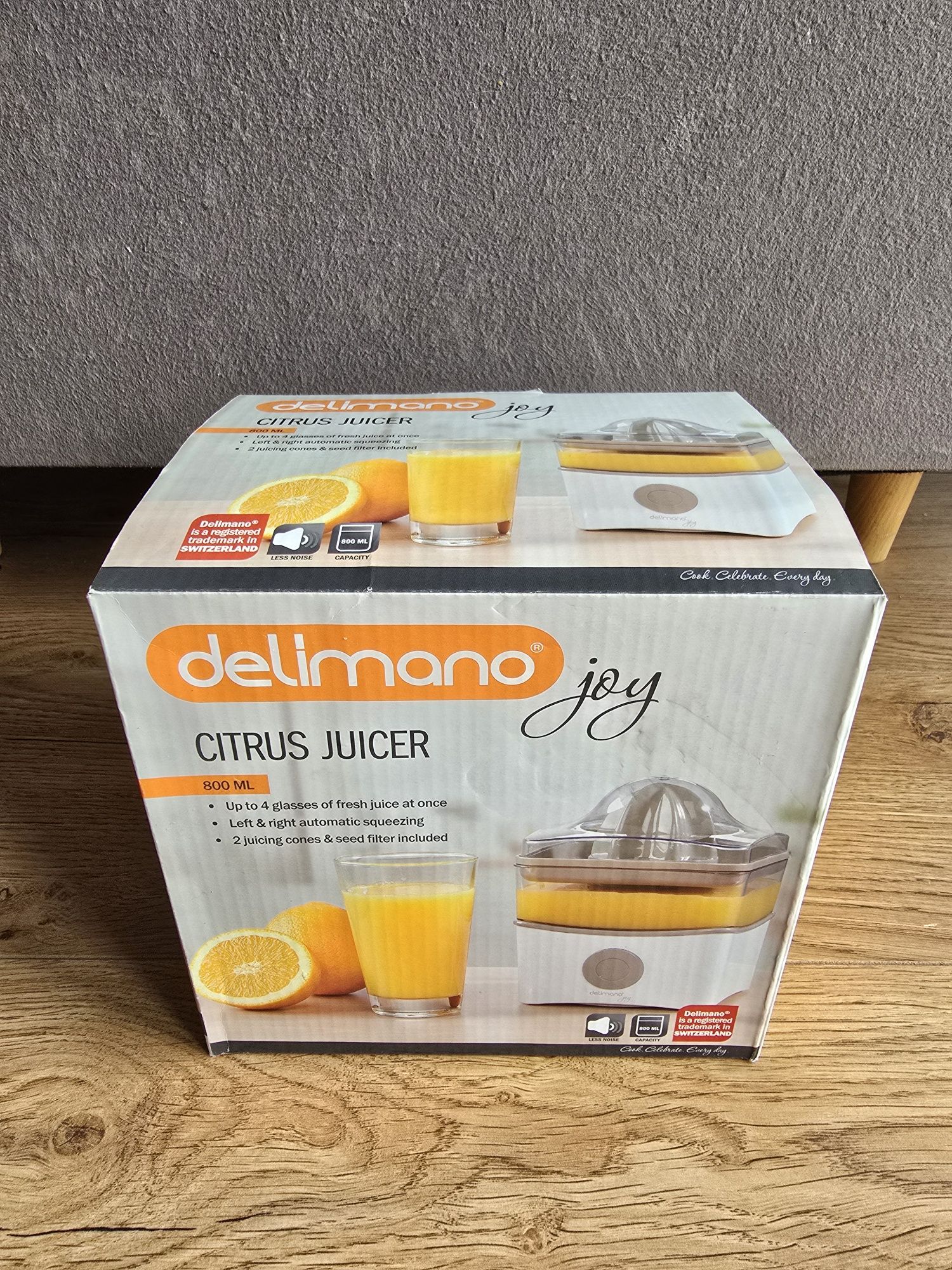 Delimano Joy Citrus Juicer wyciskarka do cytrusów nowa