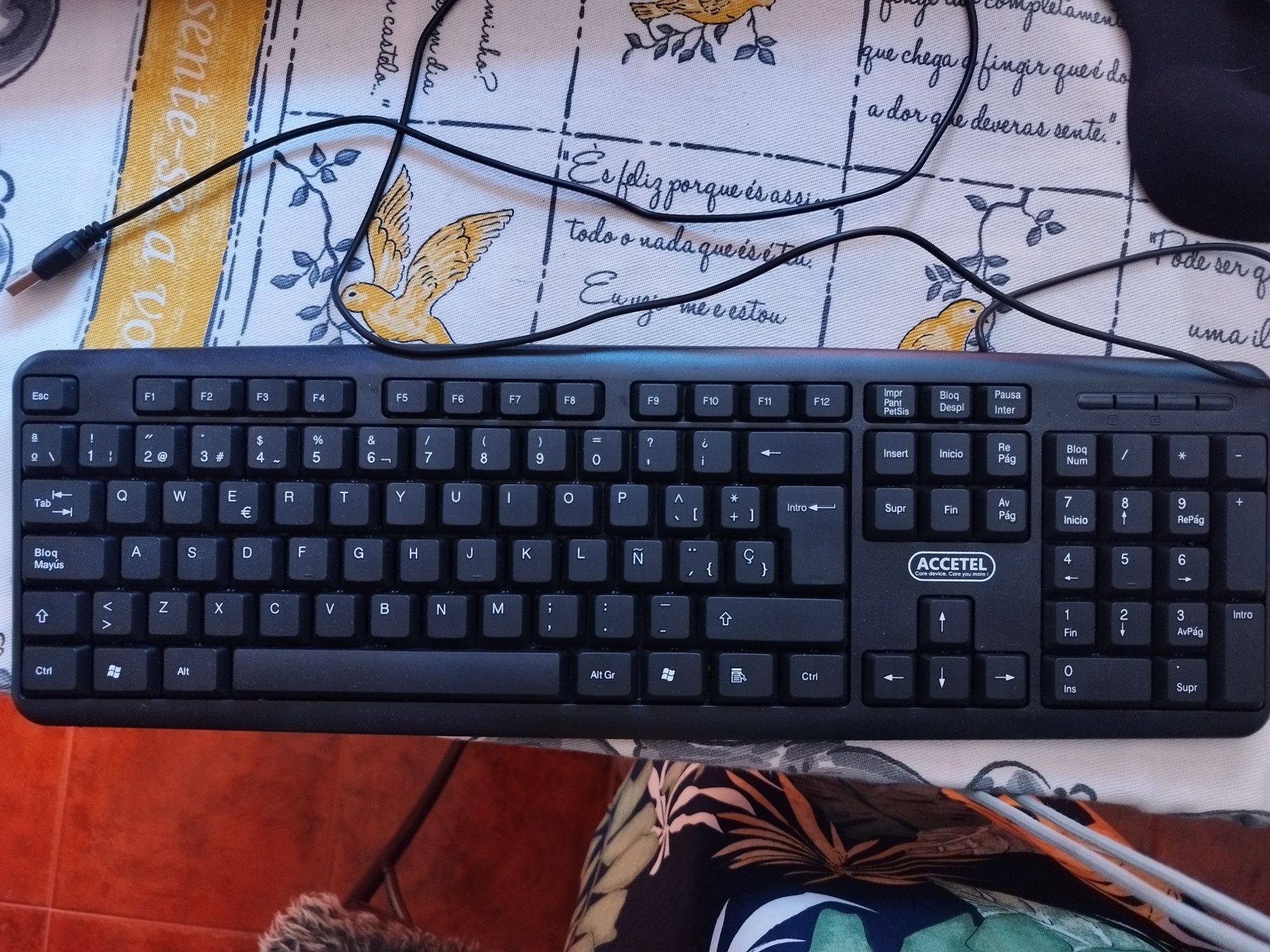 Teclado PC espanhol