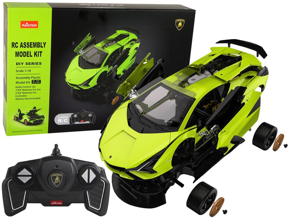 Zestaw Klocków Konstrukcyjnych Auto R/C 1:18 Lamborghini Sian Rastar